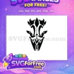 Free Darth Maul Horned Free Silhouette Star Wars Free SVG - Instant Download