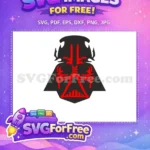 Free Red Outlines Free Darth Vader Star Wars Free SVG - Instant Download