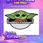 Free Green Baby Free Carriage Star Wars Free SVG - Instant Download