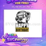 Free Trooper Helmet Free Happy Birthday Star Wars Free SVG 2 - Instant Download