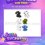 Free Toothless Nightfury Free Grogu Yoda Stitch Star Wars Free SVG - Instant Download