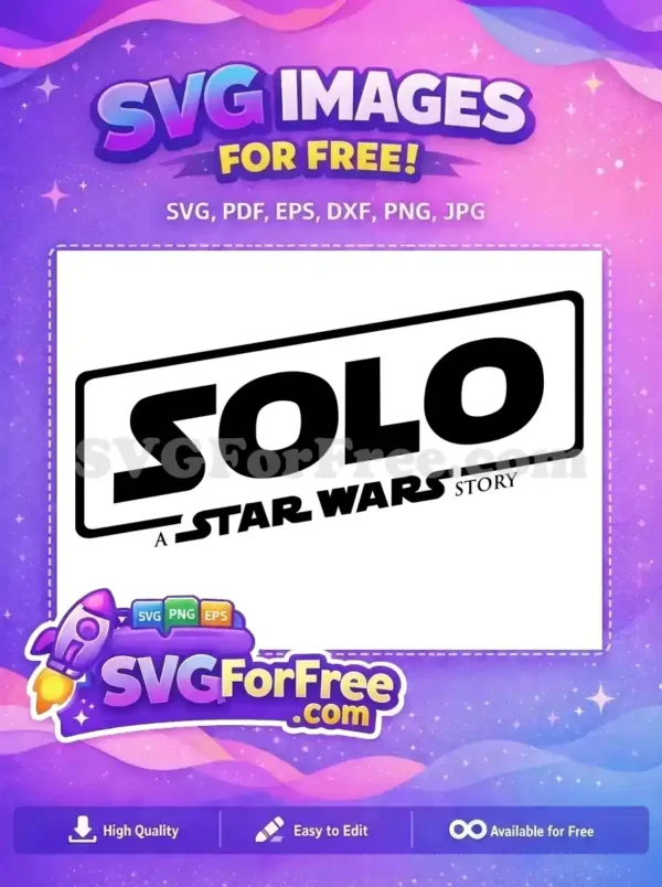 Free Bold Letters Free Solo Movie Star Wars Free SVG Free Bold Letters Free Solo Movie Star Wars Free SVG