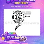 Free Stormtrooper Pinup Free Determined Woman Star Wars Free SVG - Instant Download