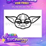 Free Wise Eyes Free Green Skin Star Wars Free SVG 2 - Instant Download