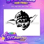 Free Yoda Silhouette Free Wise Eyes Star Wars Free SVG - Instant Download