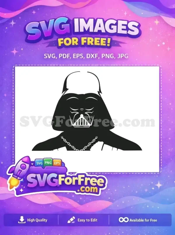 Free Darth Vader Closed Eyes Free Gold Chain Star Wars Free SVG Free Darth Vader Closed Eyes Free Gold Chain Star Wars Free SVG