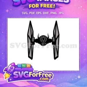 Free Black Gray Panels Free TIE Fighter Star Wars Free SVG