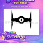 Free Imperial Fighter Free Black Spaceship Star Wars Free SVG - Instant Download