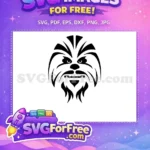 Free Angry Eyes Free Furry Wookie Star Wars Free SVG - Instant Download