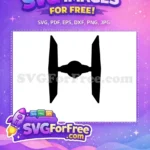 Free Darth Vader Free Silhouette Star Wars Free SVG 3 - Instant Download