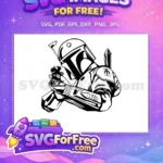 Free Aiming Bounty Hunter Free Mandalorian Symbol Star Wars Free SVG - Instant Download