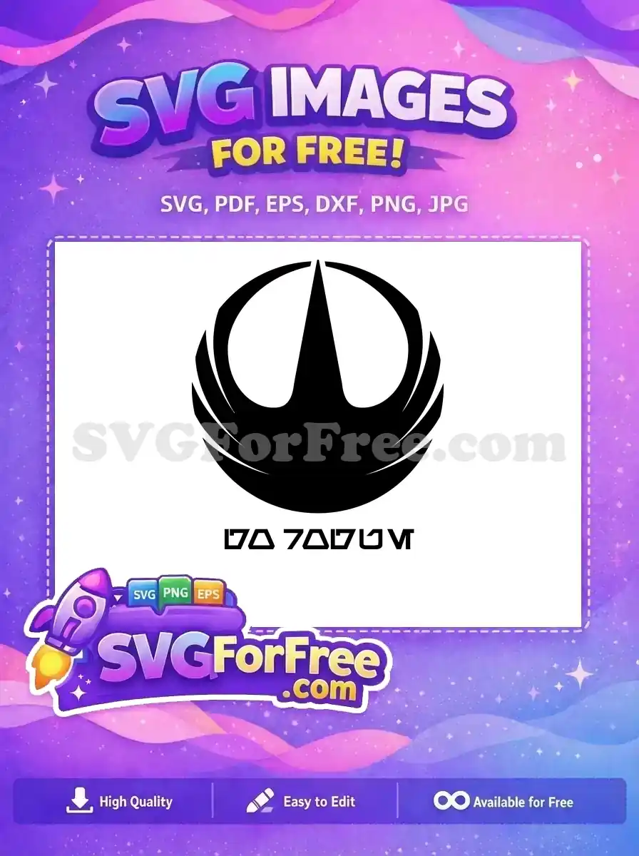 Free Clan Mudhorn Symbol Free Dark Saber Star Wars Free SVG