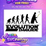 Free Walking Ape Free Lightsaber Darth Vader Evolution Free SVG - Instant Download
