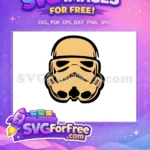 Free Tan Helmet Free Detailed Mask Star Wars Free SVG - Instant Download