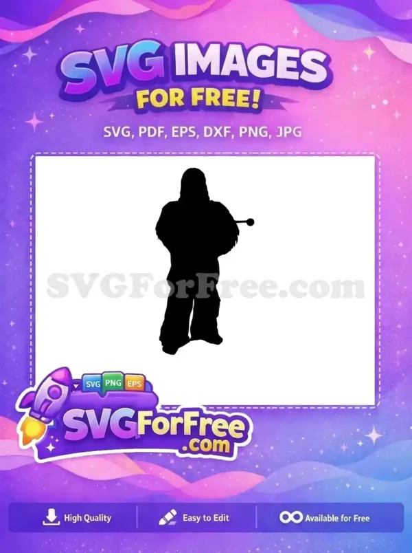 Free Tusken Raider Silhouette Free Tatooine Desert Star Wars Free SVG