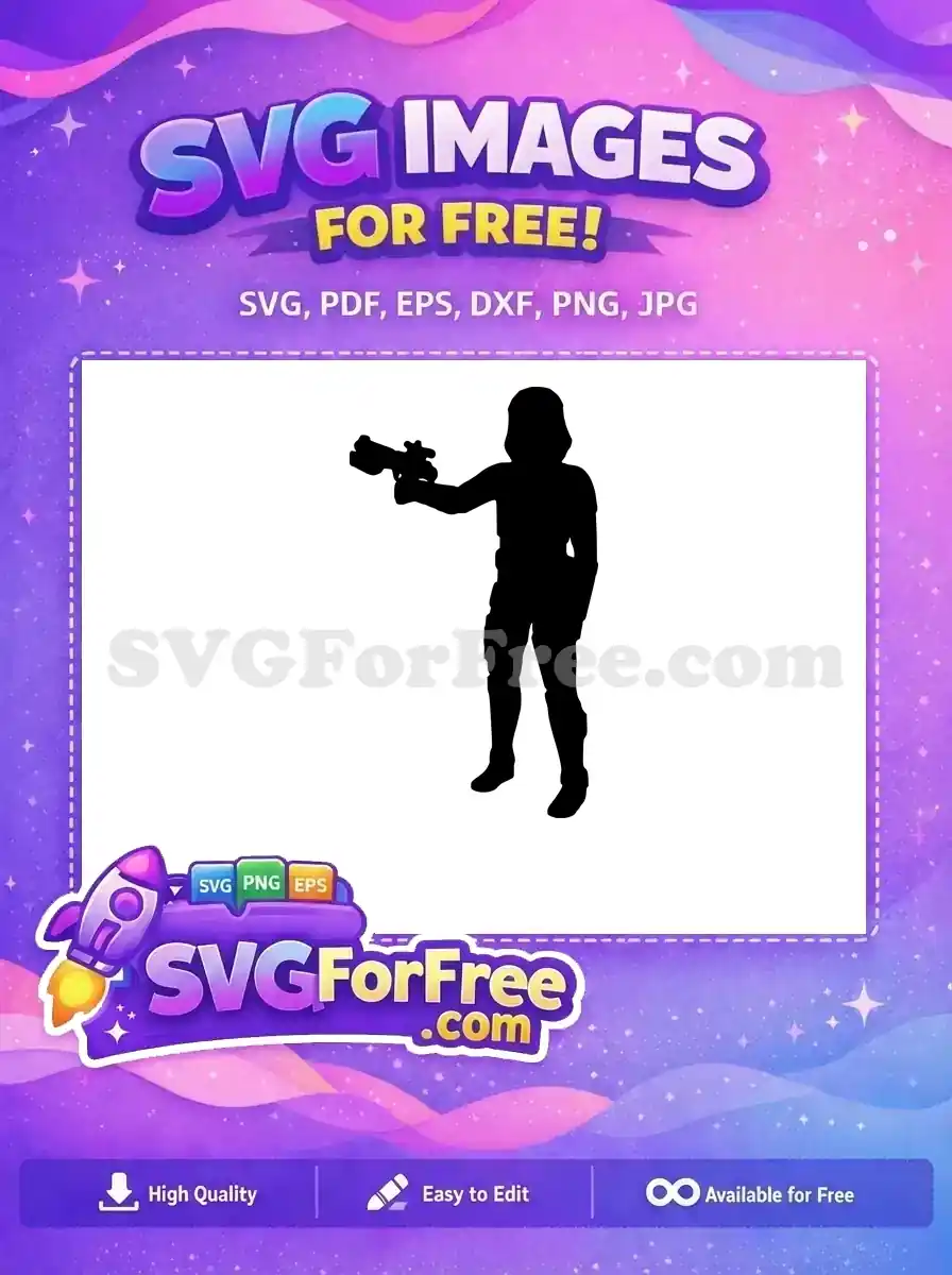 Free Armed Stormtrooper Free Silhouette Star Wars Free SVG