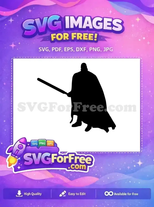 Free Darth Vader Silhouette Free Lightsaber Star Wars Free SVG 2