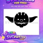 Free Yoda Silhouette Free Minimalist Star Wars Free SVG - Instant Download