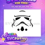Free Helmet Silhouette Free Minimalist Star Wars Free SVG - Instant Download