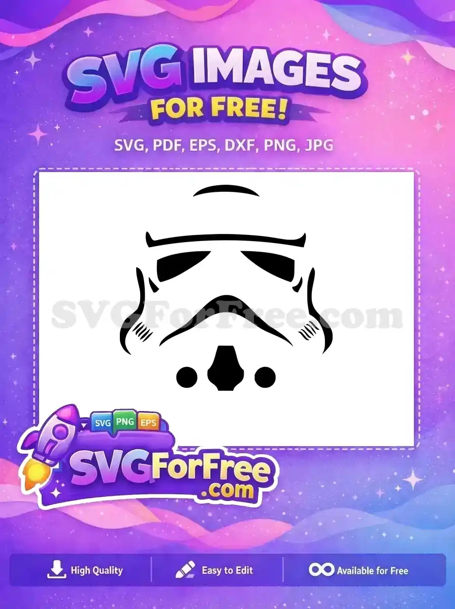 Free Helmet Silhouette Free Minimalist Star Wars Free SVG
