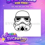 Free Darth Vader Free Helmet Star Wars Free SVG 22 - Instant Download