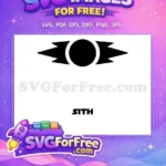 Free Sith Symbol Free Galactic Empire Star Wars Free SVG 1 - Instant Download